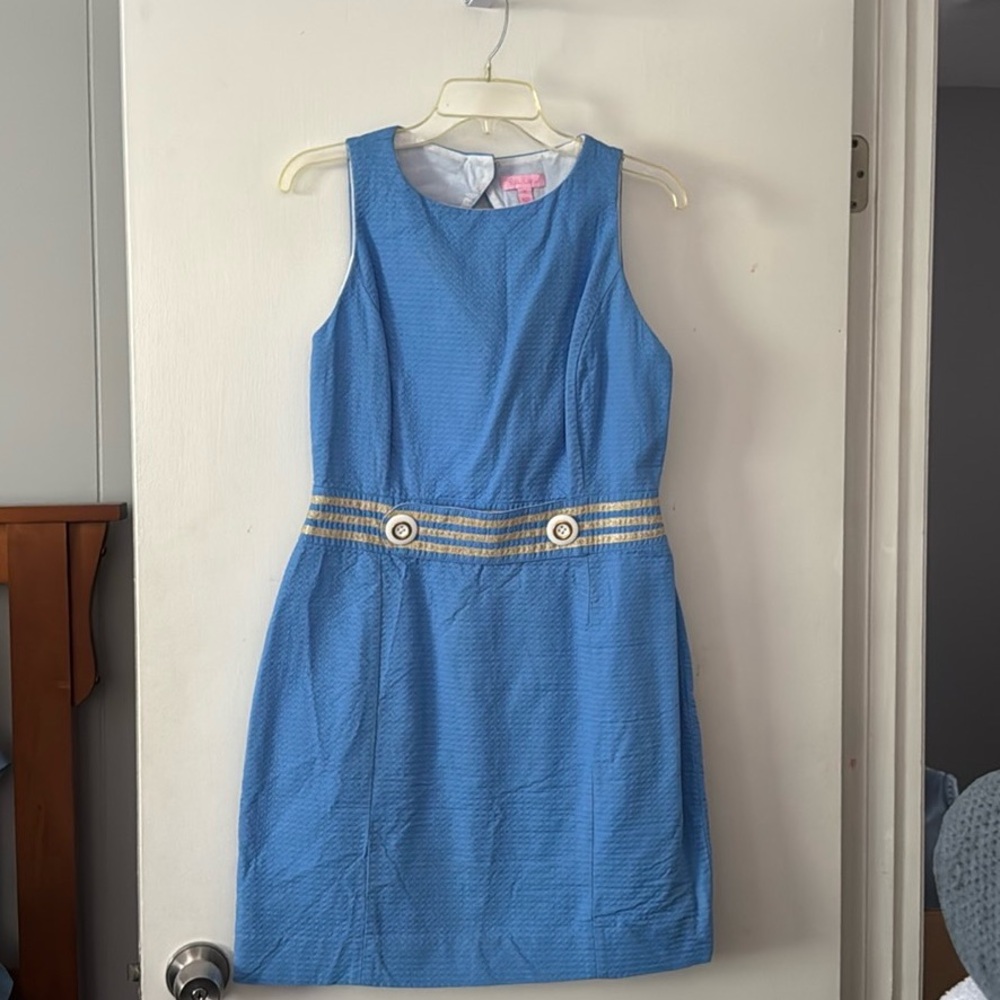Lilly Pulitzer Blue Sleeveless Dress